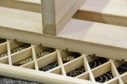 組子ベッドの組子