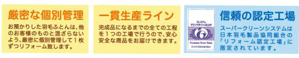 羽毛ふとんスーパークリーンシステム