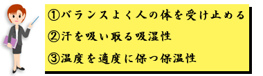 敷き布団の役割